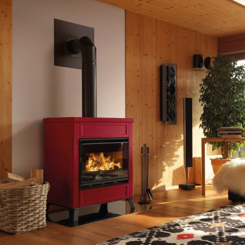 Печь ELSA, Ceramica rosso (Palazzetti)