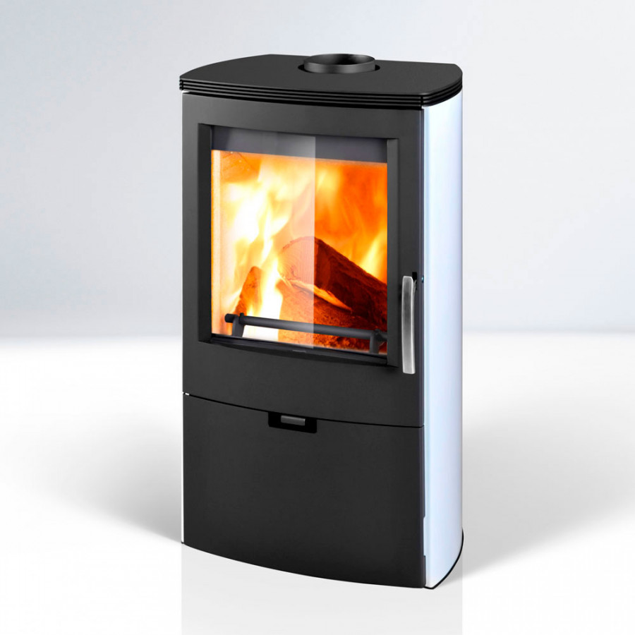 Печь FALUN II Aqua, чёрный/белый (Thorma)