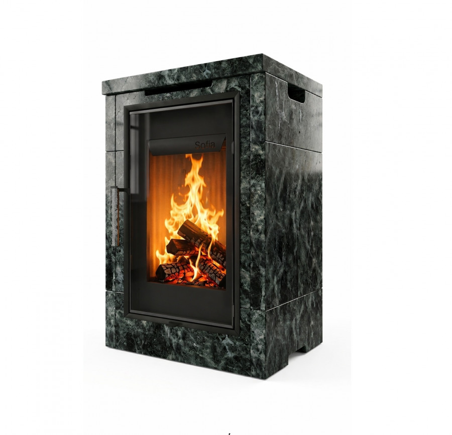 Печь-камин София 10 в Талькохлорите/Пироксените