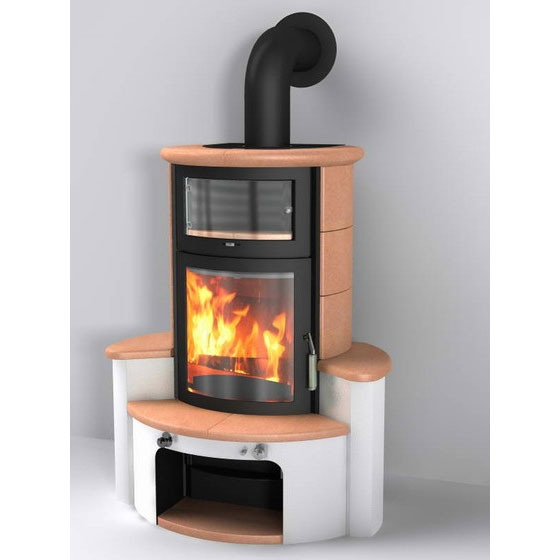 Печь 63 GT ECOplus, deco-cotto 351, черная рамка (Hark)