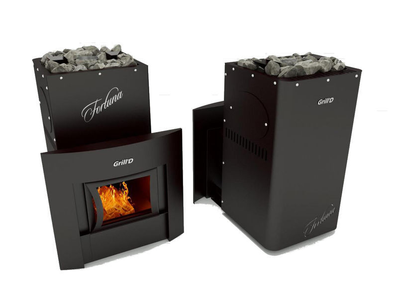 Печь дровяная Grill D Fortuna 280 (Window black)