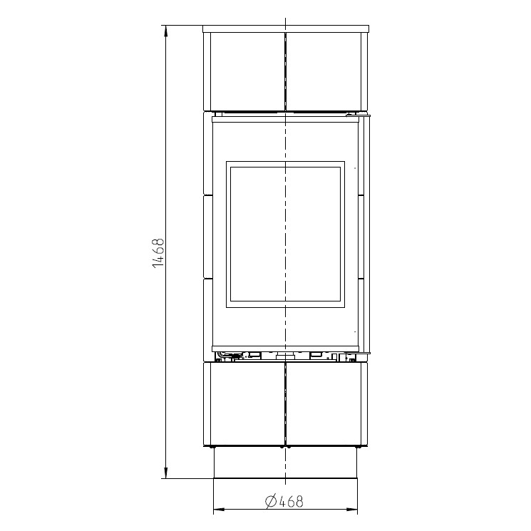 Печь ATIKA Plus Ceramic, белая (Thorma)