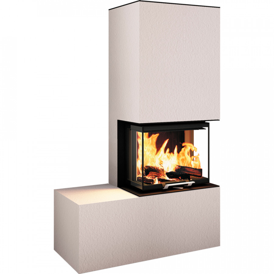 Камин ARCHI CERAM TRI-VISION 303, bianco polare (RLD)