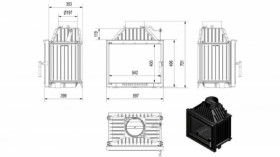 Каминная топка Maja/DECO