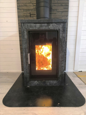 Печь-камин София 10 в Талькохлорите