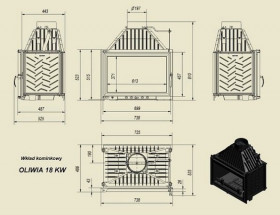 Каминная топка Oliwia