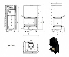 Каминная топка MBZ/L/BS/G