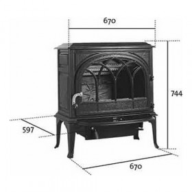 Чугунная печь JOTUL F 400 BRM