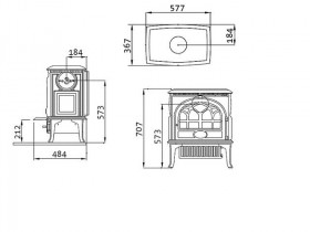 Печь-камин Jotul F 3 CB, BP