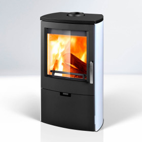Печь FALUN II Aqua, чёрный/белый (Thorma)