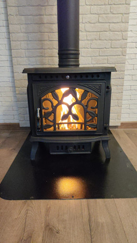 ПЕЧЬ «КАМЕНКА МИНИ УДЛИНЕННАЯ ТОПКА ПАНОРАМНАЯ ДВЕРЬ»