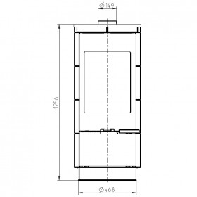 ПЕЧЬ ANDORRA CERAMIC STANDARD, ЧЕРНАЯ (THORMA)