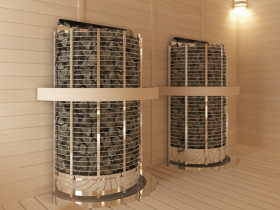 SAWO Электрическая печь TOWER TH12-240NS-WL, пристенная, выносной пульт