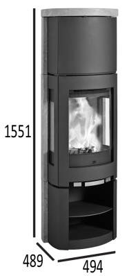 Печь-камин Jotul F 377 HT