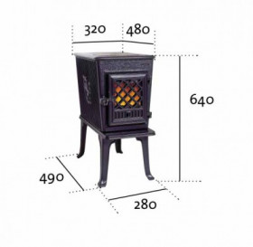 Чугунная печь JOTUL F 602 GD BP