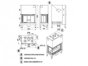 MCZ Plasma 95 sx угловое стекло правое