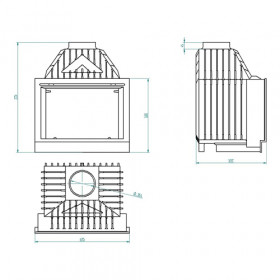 Каминная топка Monolit 18KW Primero