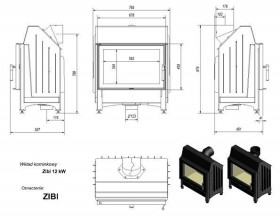 Каминная топка Zibi