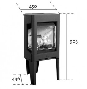 Печь-камин Jotul F 162 BP