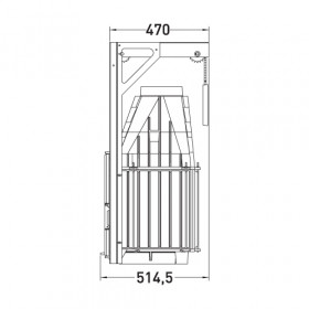 Каминная топка Grand Vision 700 контргруз