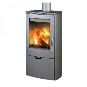 Печь-камин Lederata чёрная