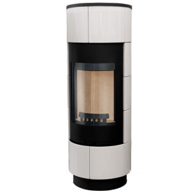 Печь-камин Tenessee красная эмаль