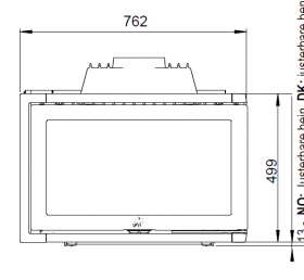 Каминная топка Jotul I 620 FR, черная краска ВР