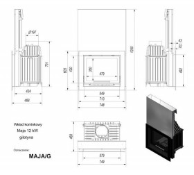 Каминная топка Maja/G (гильотина)