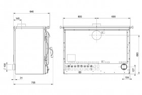 La Nordica ALASKA 16 Nero antracite La Nordica ALASKA 16 Nero antracite